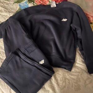 New Balance Men's Dark Gray Crewneck Sweater